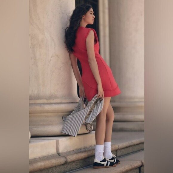 NWT Size XL - Daily Practice by Anthropologie Pintuck Mini Dress - Picture 5 of 15